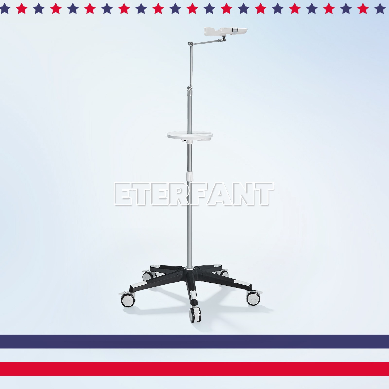 ETERFANT Portable Mobile Stand Equipment Trolley for QV-600 Vein Finder Device