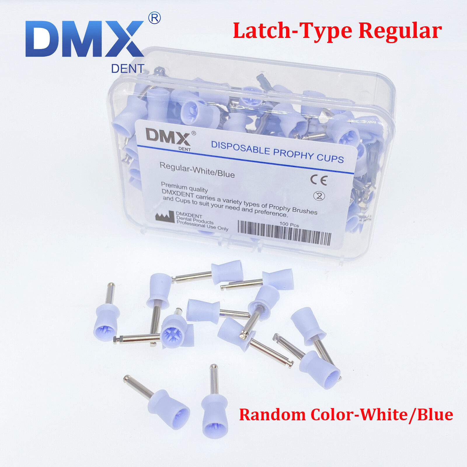 Dental Prophy Prophylaxis Polishing Rubber Cups Webbed Screw-in Snap on Latch