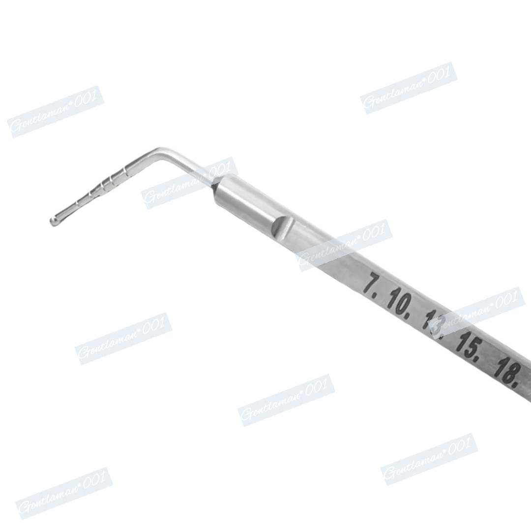 Drilling Hole Depth Probe Measuring Gauge Dental Implant Gingiva Height Measure