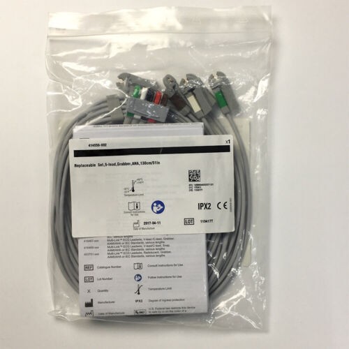 414556-002 5 Lead Cable Replacement for GE Replaces 412681-002 Adult Use