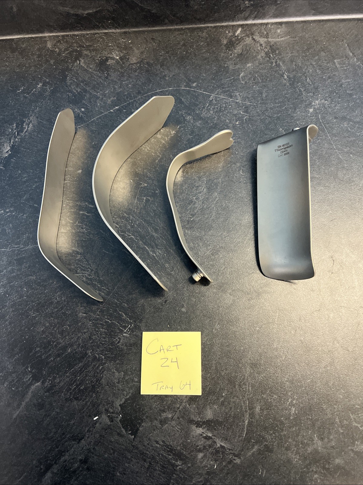 4 Thompson Surgical 46123,46151,46162P,4617 Retractor Blades