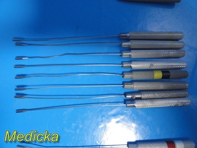Lot of 14 Codman Garrett Dilators – 1mm / 1.5mm / 2mm / 2.5mm ~ 38481