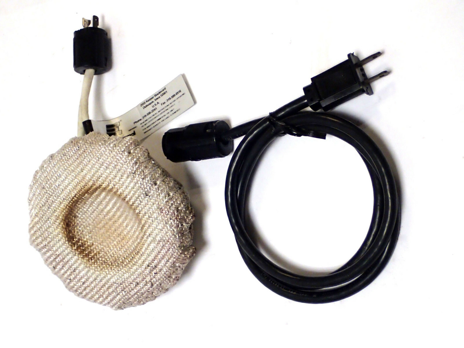 ELECTROTHERMAL HM0050-HS1 HEATING MANTLE 120V 0.5A 1PH 60W w/ POWER CORD TESTED