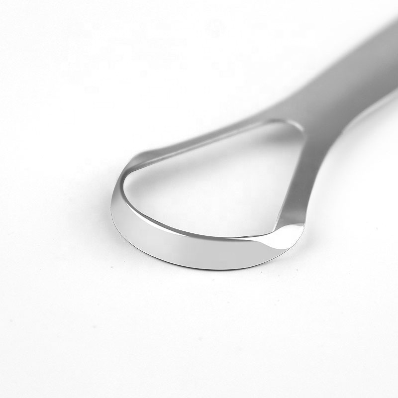 Tongue Cleaner Fresh Breath Gentle Scrapper Stainless Steel ( 6″ x 1.5″ )