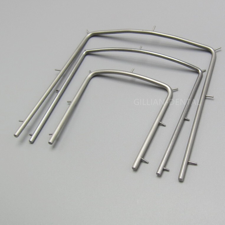 1*Dental Rubber Dam Frame Foldable Frames Hager Light X-Ray Film Bracket Plastic