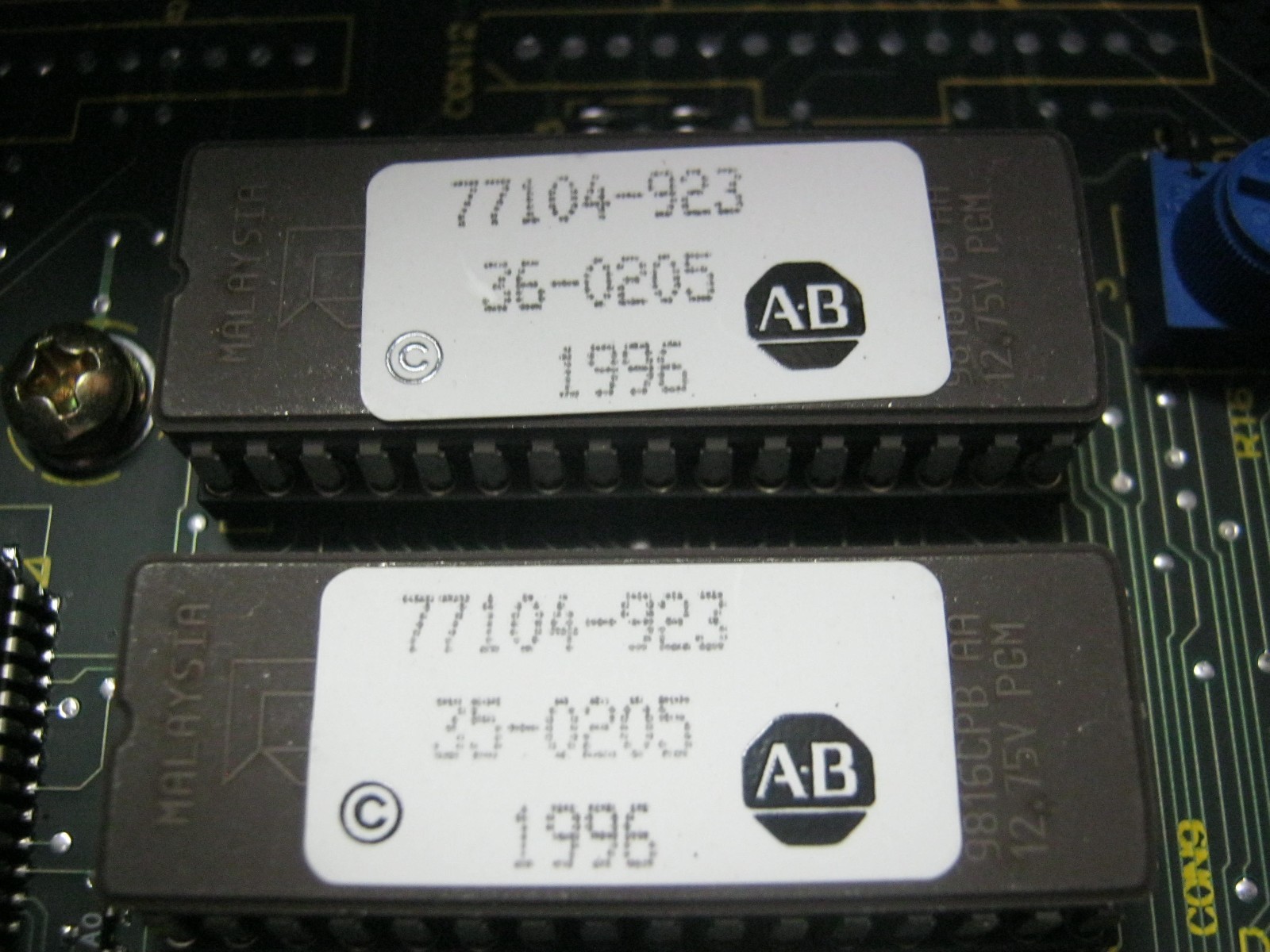 Allen Bradley Cat. #: 2755-DS1A Bar Code Decoder. Series B, Rev. F