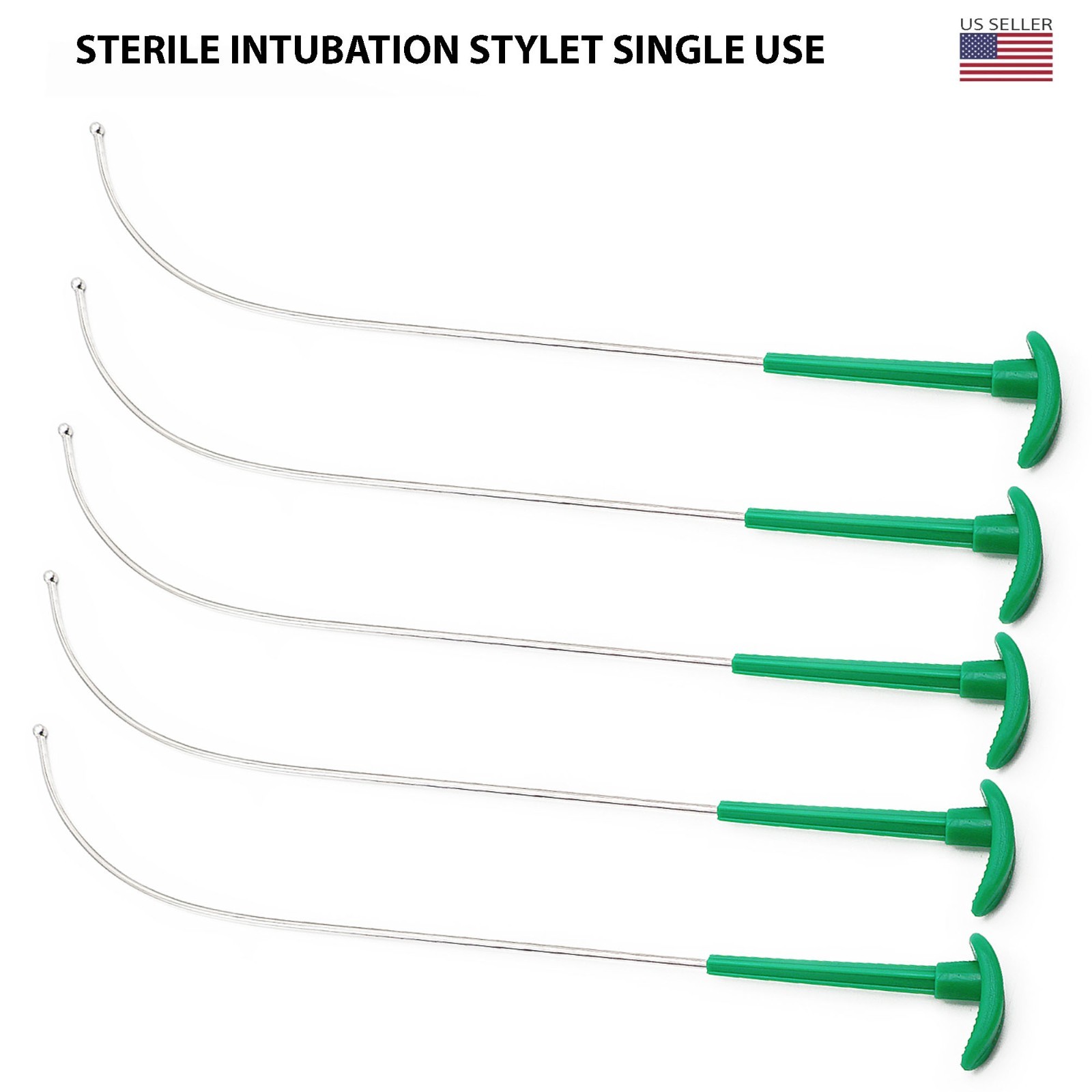 Intubation Stylet Sterile Single Use Stylets Anesthesia Instruments 125 Pack