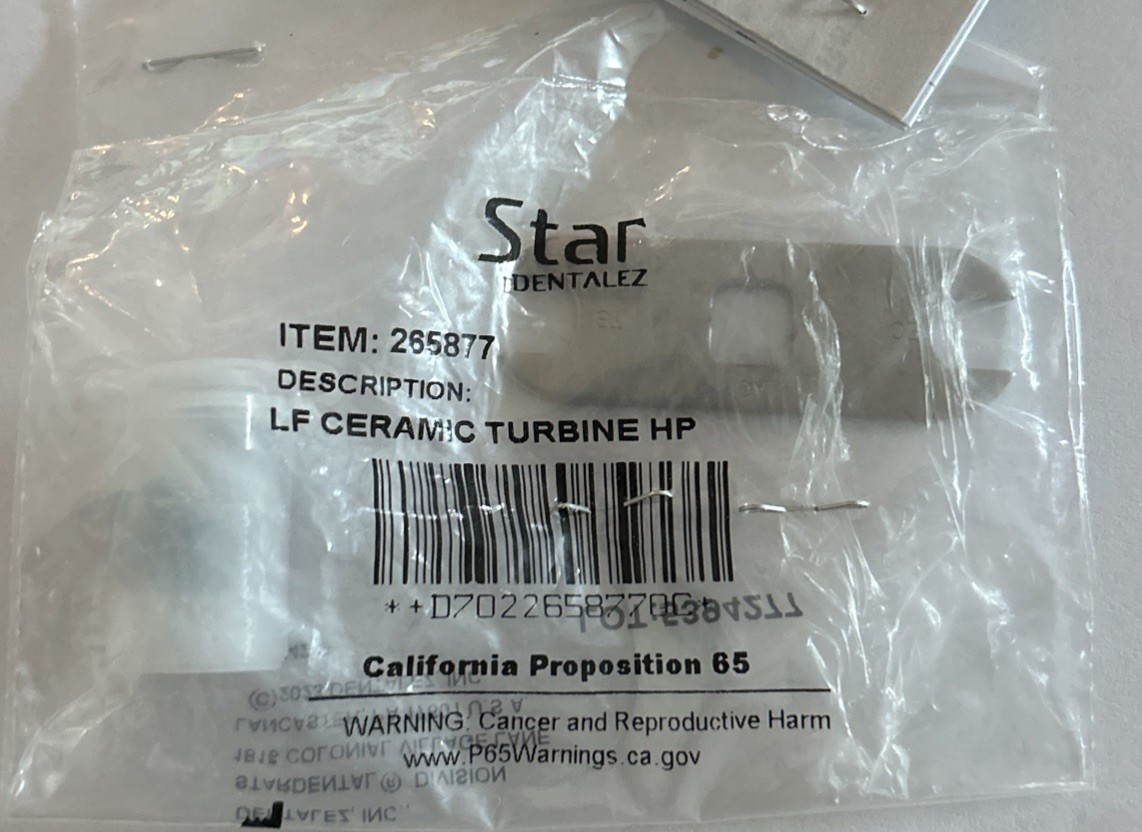 StarDental 430 Torque High Speed Handpiece Turbine LubeFree
