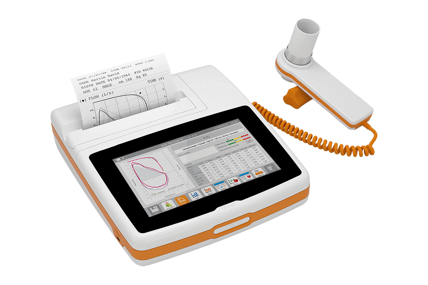 NEW MIR SpiroLab Spirometer, Full Features, FVC & Pre/Post Testing!