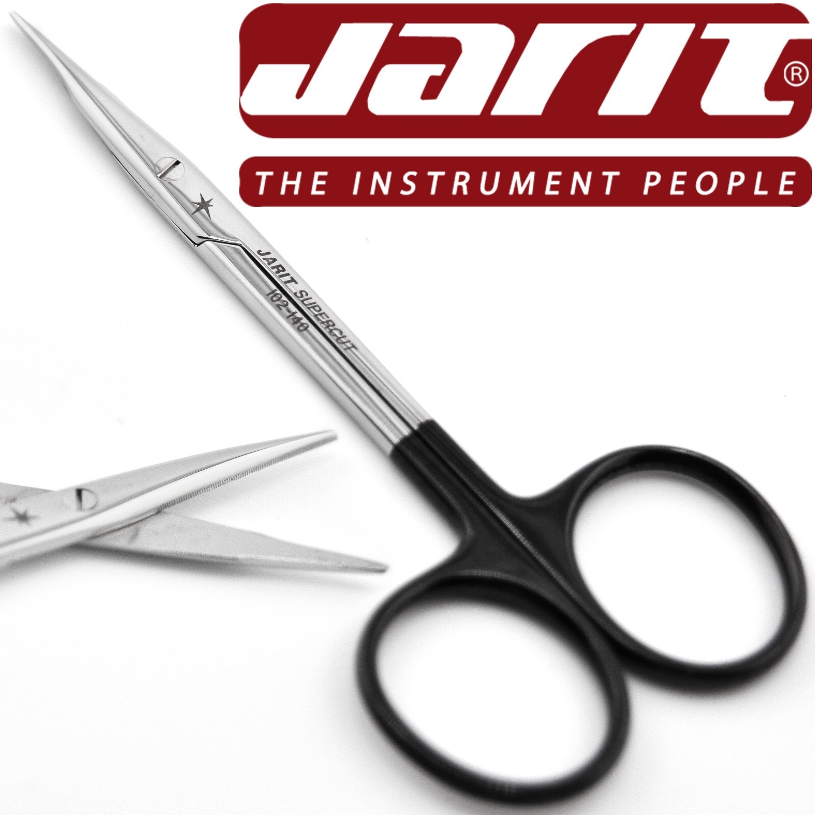 JARIT 102-140 Stevens Tenotomy Supercut Serrated Scissors Slender STR 4.25″