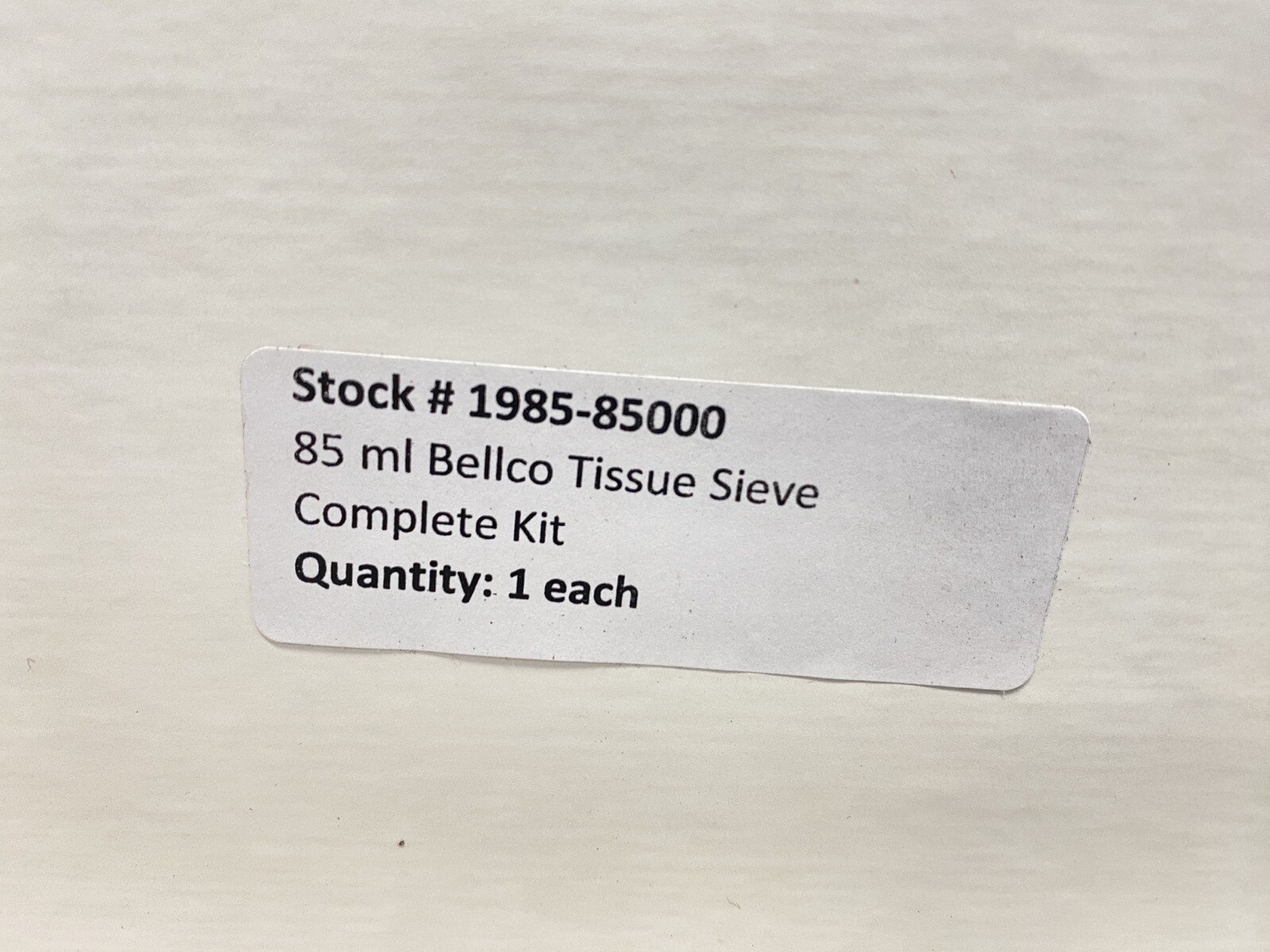 BELLCO Cellector 85mL Stainless Tissue Sieve Complete Kit 10-150 Mesh 1985-85000