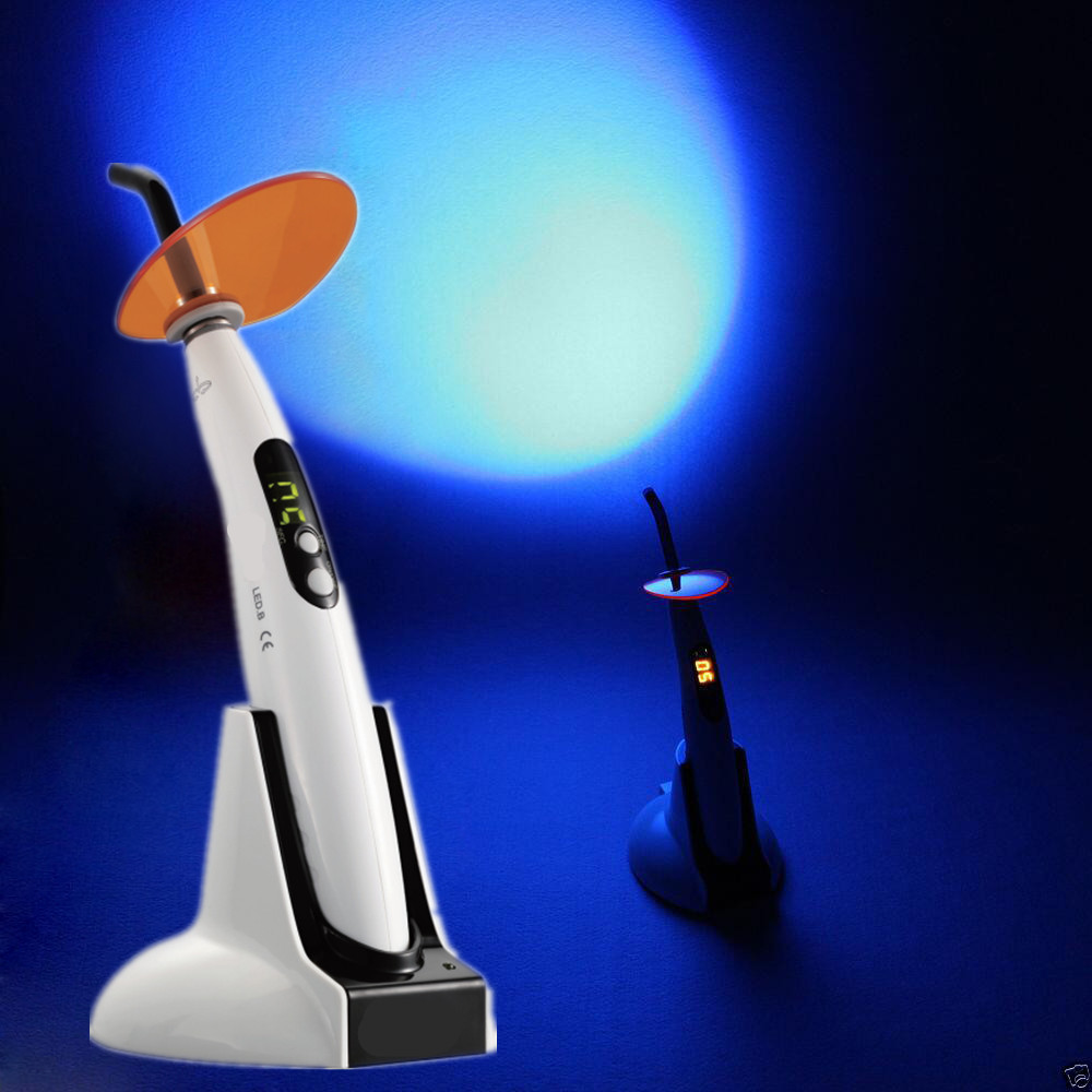 Woodpecker Style Dental LED Wireless Cordless Curing Light Lamp 1400mw LED-B