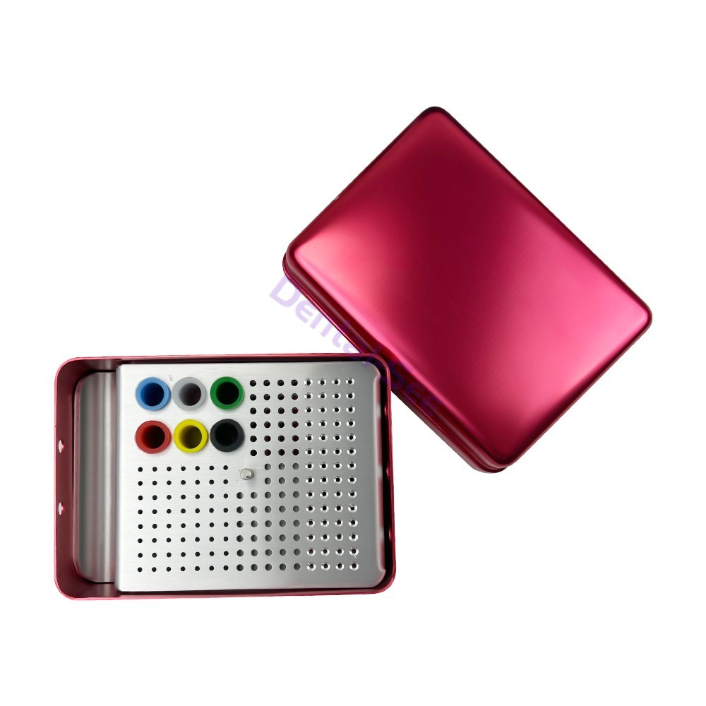 180 Holes Dental Endo FG Bur Holder Box Autoclave Disinfection Case