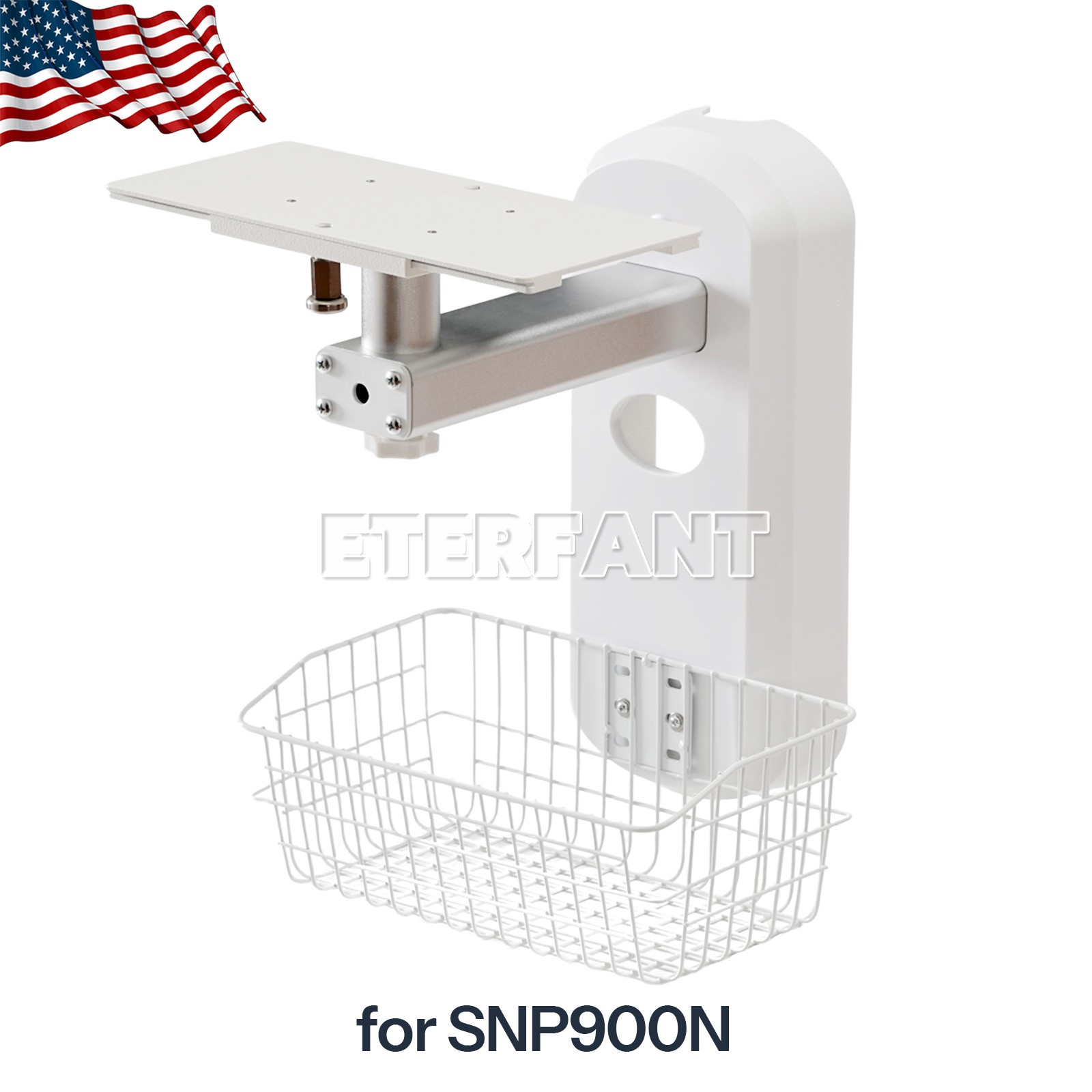 Wall Mount Bracket with Screw Holes/Medical Trolley Cart for Patient Monitor