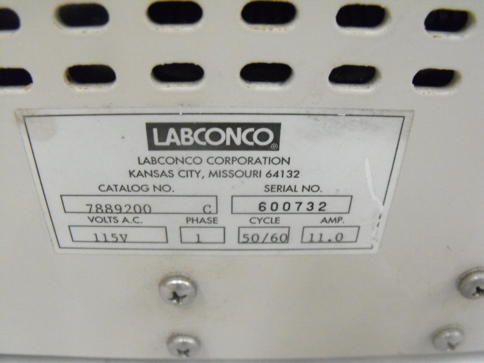Labconco Rotovap Rotary Evaporator with Water Bath #78892000
