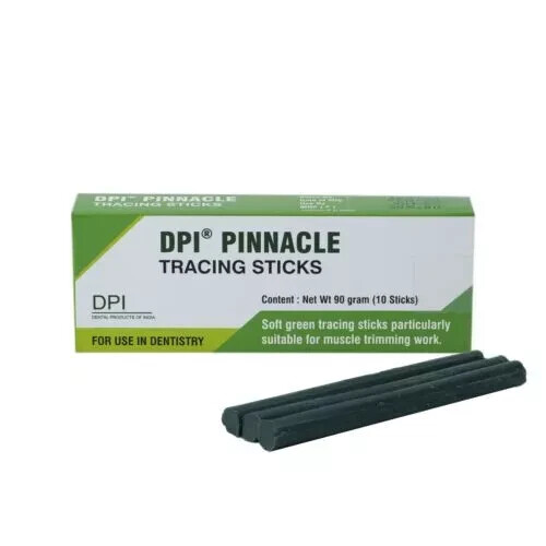 Green Sticks Wax Impression Compound Box DPI 10 Sticks Dental