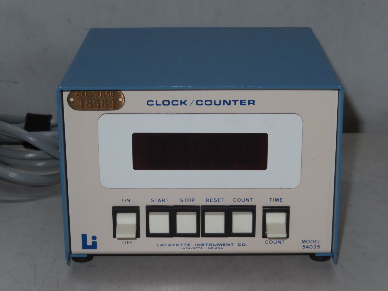 Lafayette Insturment Co. 54035 Clock Counter 120V 60Hz 5W