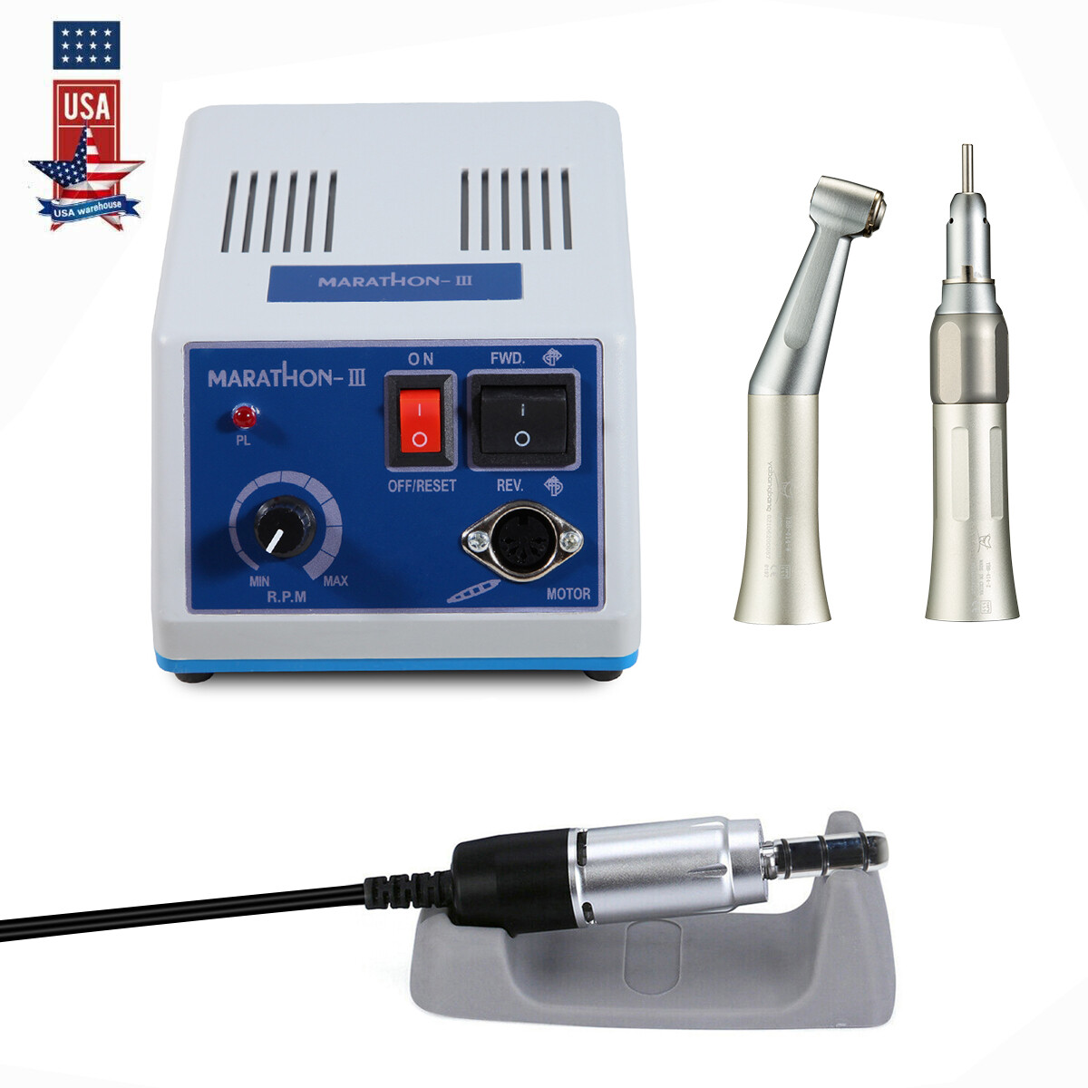 Dental Lab Marathon Electric Micromotor N3 Unit /Contra Angle/Straight Handpiece