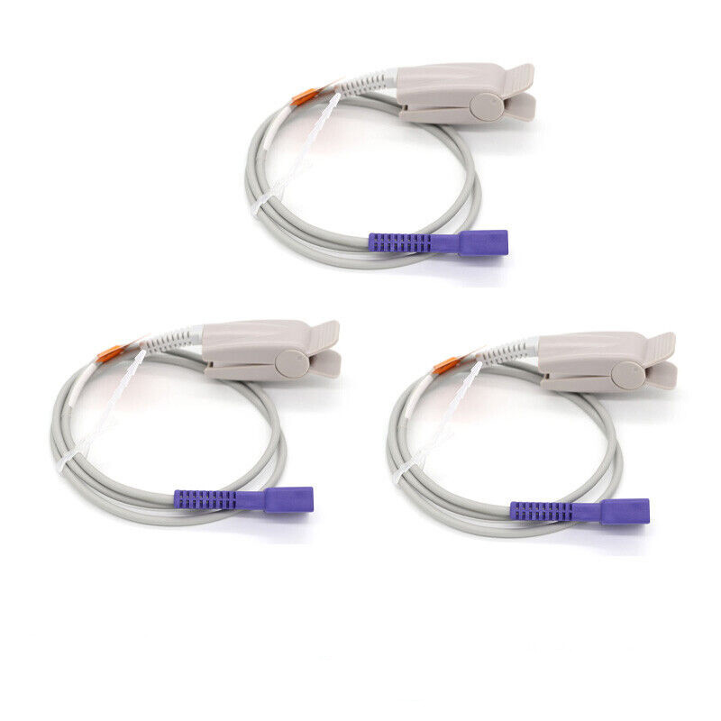 Fit For N-65, N-85 Oximax Pulse Oximeter SpO2 Sensor Adult Finger Clip, DB9 3PC