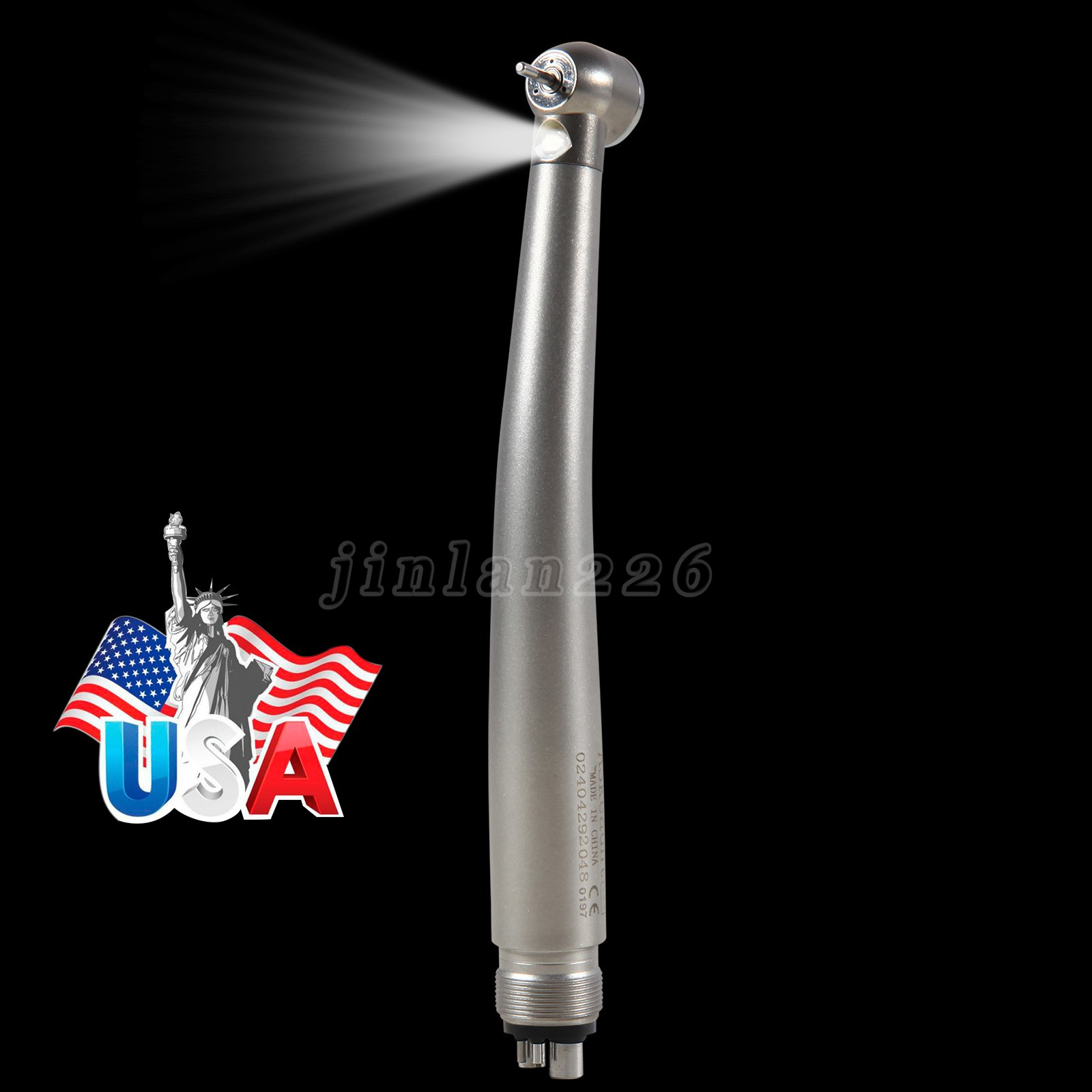 Kavo Style Dental Fiber Optic LED E-generator High Speed Handpiece Turbine 4Hole
