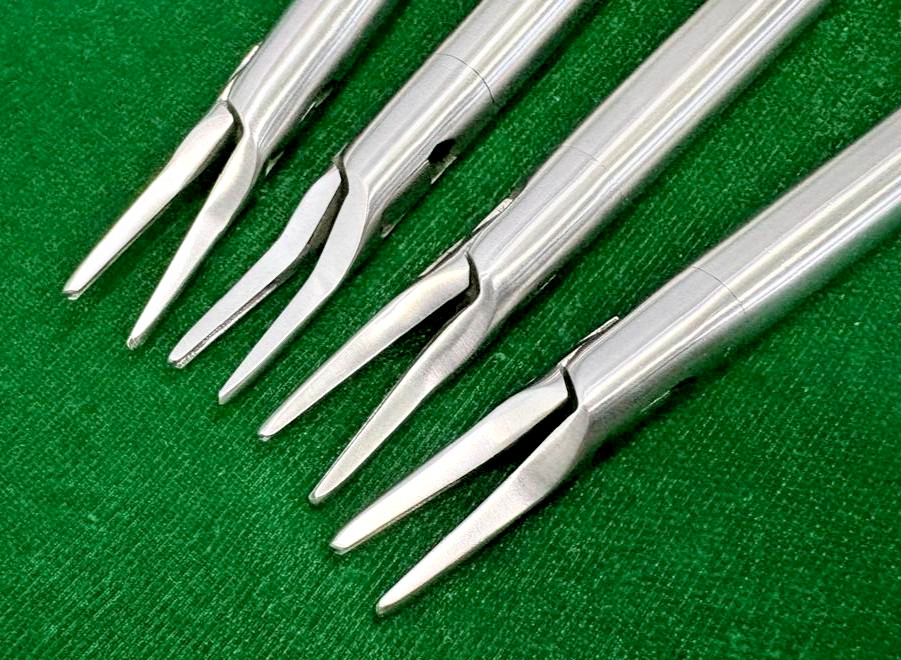 4pc Laparoscopic Clip Applicator LT300/ LT400 Single Action 10mmx330mm Reusable