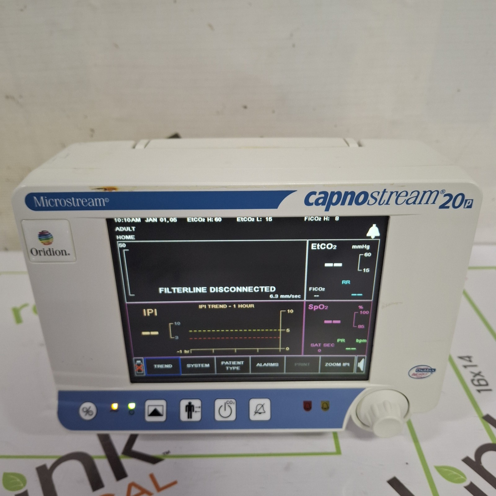 Oridion Capnostream 20P Capnography Monitor