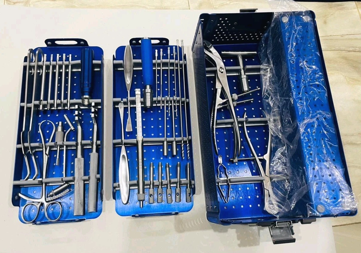 Large Fragment Locking Instrument Set , Screw Tray Orthopedic Surgical