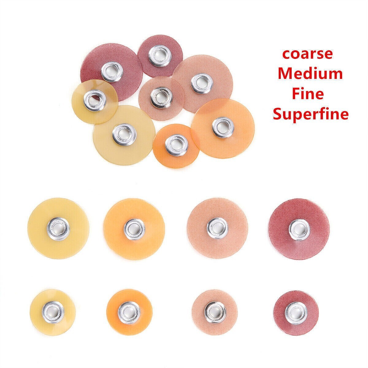 Dental Sof-Lex Extra Thin Discs Finishing Polishing Disc 9.5mm Superfine/Mandrel