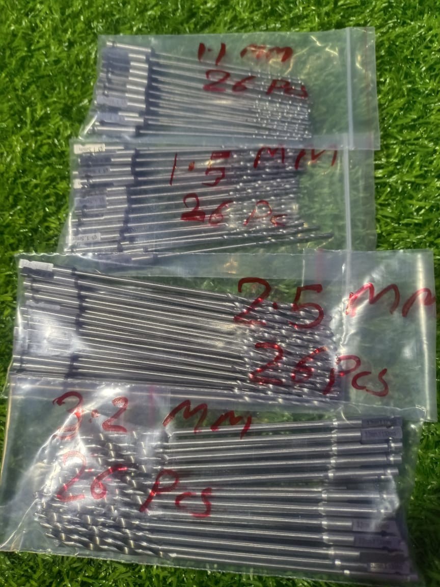 ORTH Quick Coupling Drill Bits 1.1, 1.5, 2.5, 3.2mm 40PCS High Quality 316L St