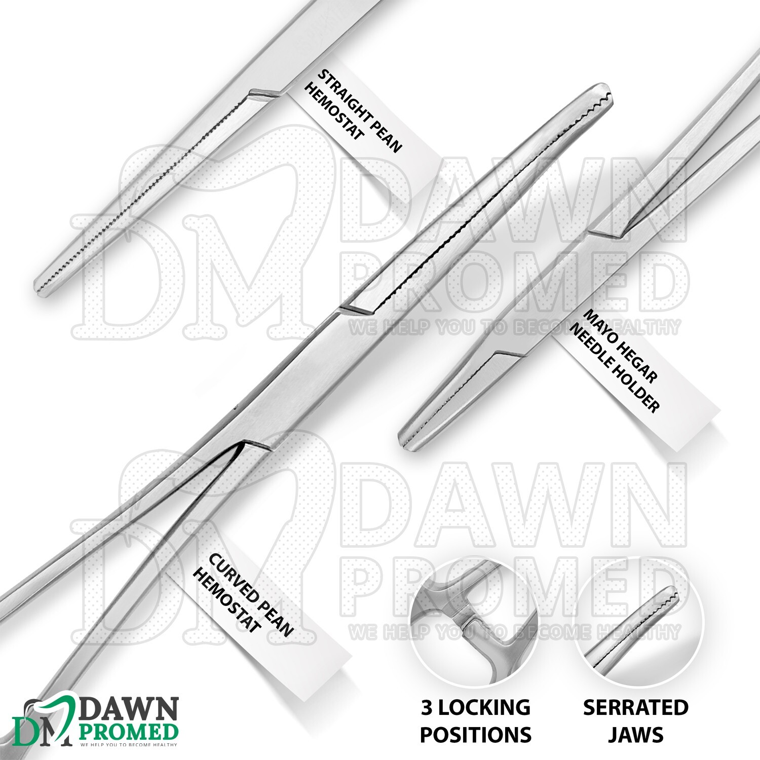 18 pcs Minor Surgery Kit Surgical Instruments Set Stainless Steel German Grade