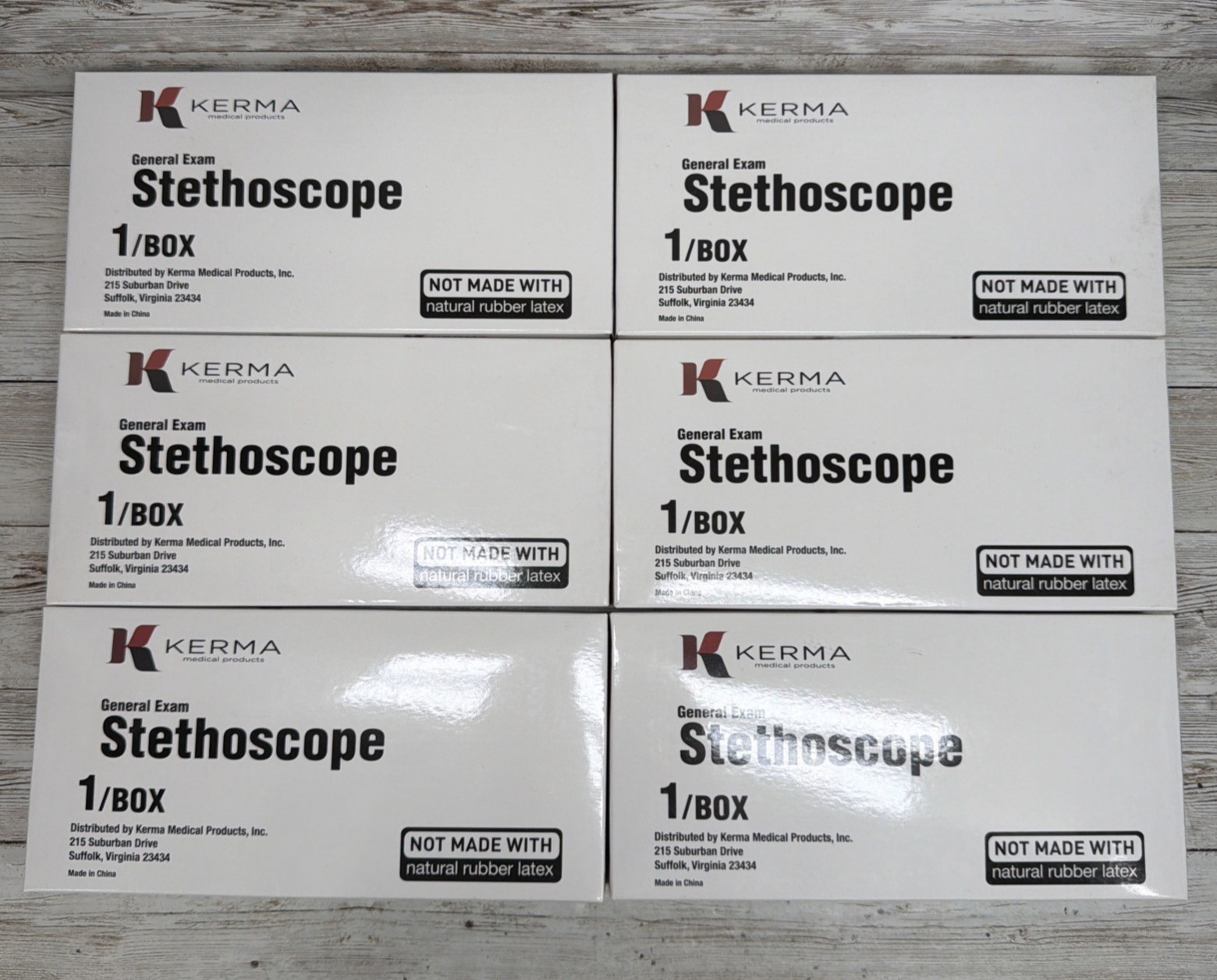 Kerma Medical Products Stethoscope General Exam *6ct* NURSE Lavender 31.5in 4660