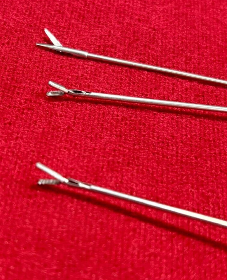 1Set-Laparoscopic Cystoscope Sheath Full Surgery Set 22FR & Graspers 5FR SS