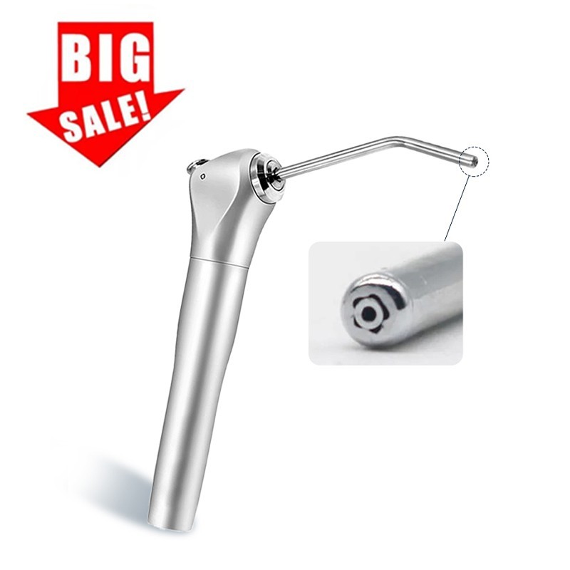 Dental Air Water Spray Triple 3 Way Button Syringe Handpiece + 2 Nozzles Tips