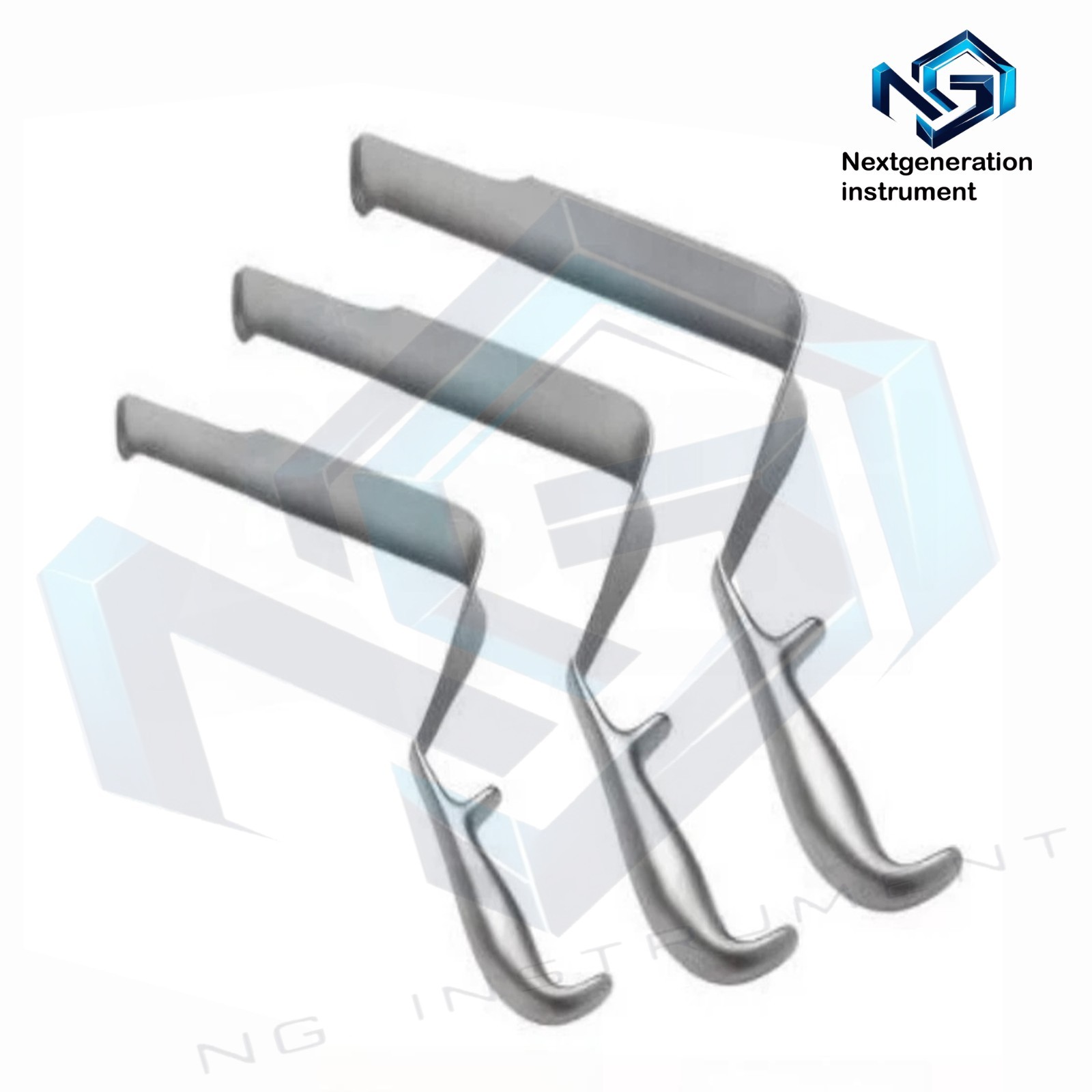 ST Mark Pelvis Retractor Set 3PCS Orthopedic Surgical Stainless Steel Tool