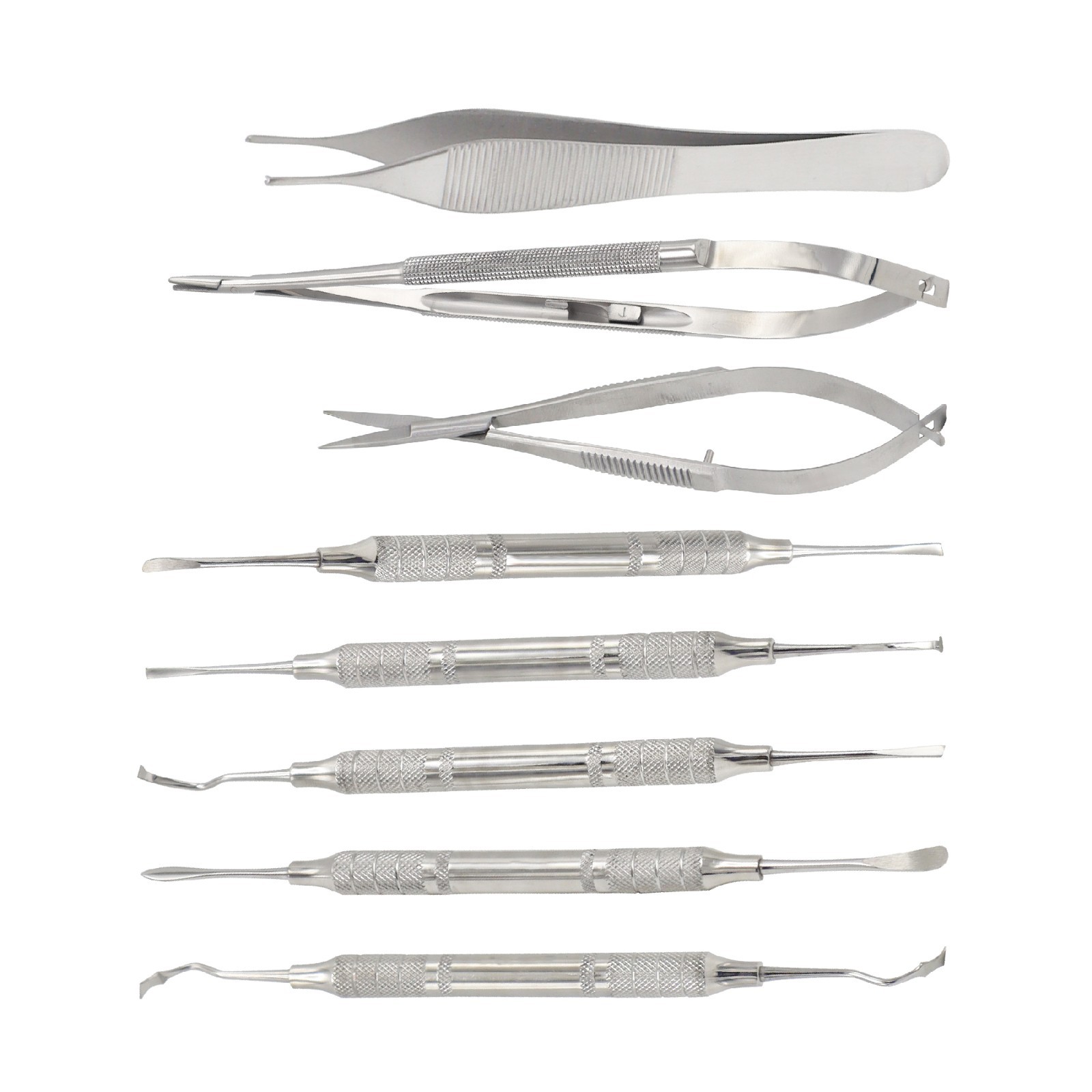 7 Pcs Microsurgery Instruments Set German Grade Dental & Surgical Kit