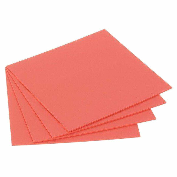 Keystone 9616210 ProForm Base Plate Vacuum Forming Material 5″ x 5″ .060″ 25/Pk