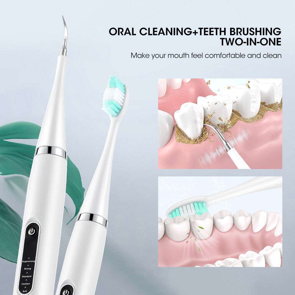 Ultrasonic Tooth Cleaner Electric Plaque Dental Calculus Remover Dental Cleaning