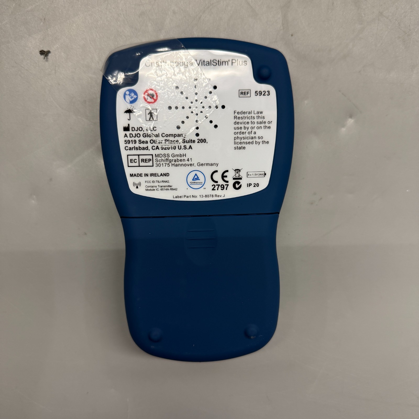 NEW CHATTANOOGA VITALSTIM PLUS ELECTROTHERAPY AND SEMG BIOFEEDBACK SYSTEM 5923-3