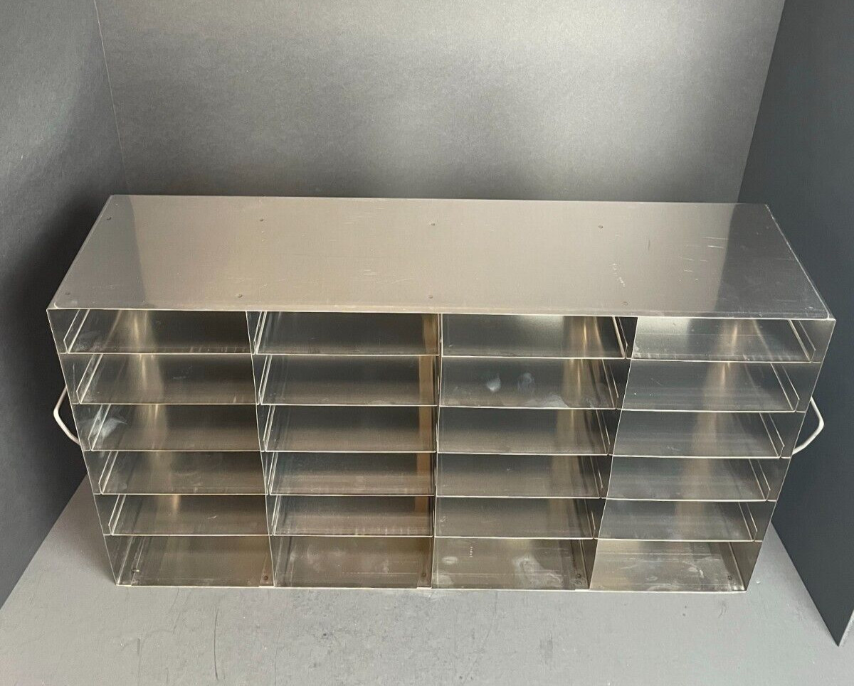 Panasonic Upright Lab Freezer Rack Holds 24 Standard Boxes 22.2 x 12.6 x 5.3 in.