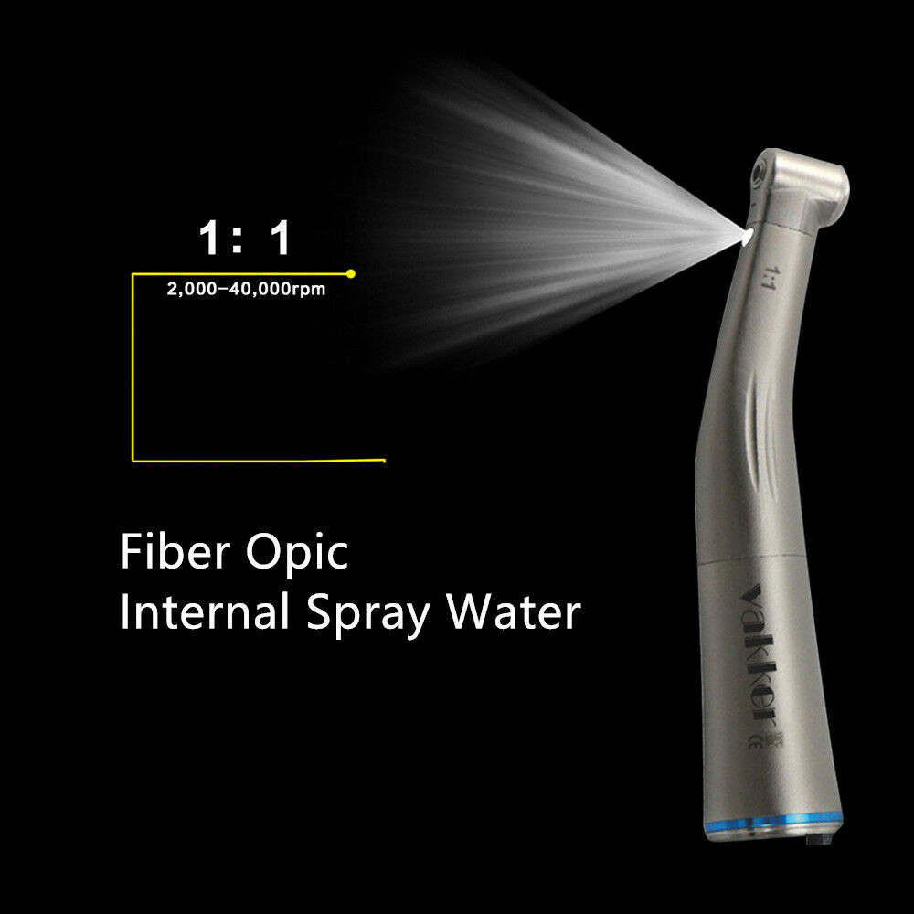 Dental 1:1 1:5 Fiber Optic Contra Angle Handpiece Fit NSK Electric Motor