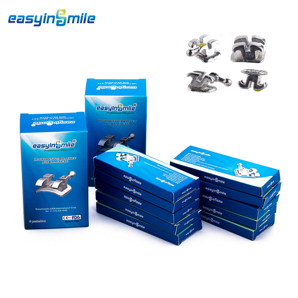 10Pack Easyinsmile MINI Brackets MBT 022 with Hook 345 Dental Orthodontic Braces