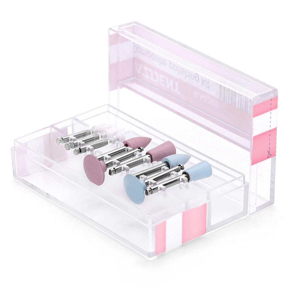 9pcs Dental Kit de Pulido de Resina Compuesta RA0309 Adapto para Baja Velocidad