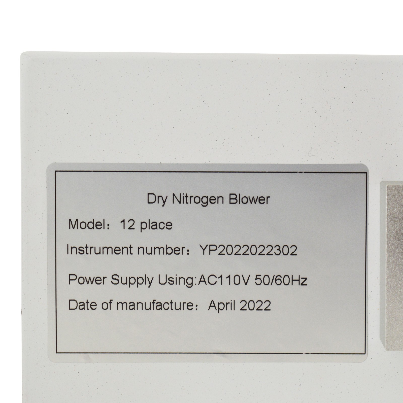 Lab Dry-type Termovap Nitrogen Concentrator Sample Instrument 110V 60Hz