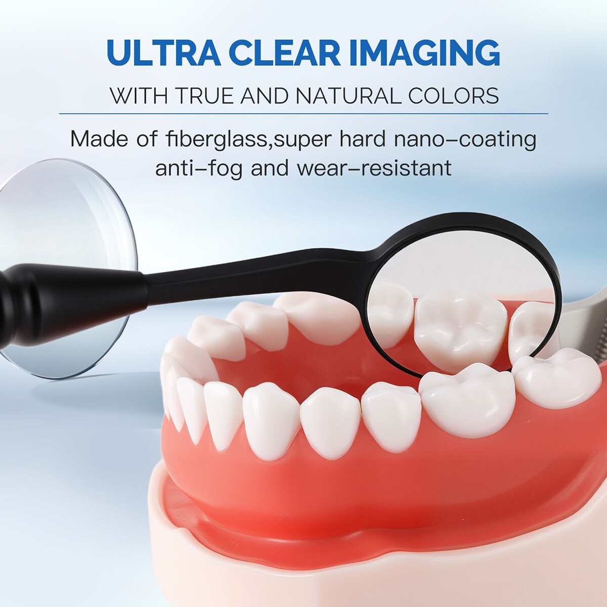 Espejo Bucal Ultra Clear con Imagen Ultra Clara para implantología y cirugía