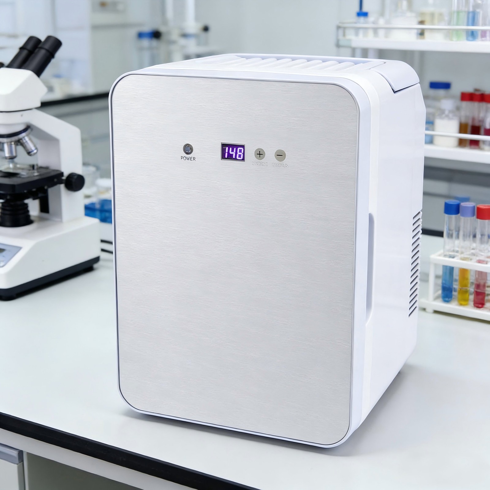 Lab Incubator 10L PID Control 35-148℉ for Bacteria Petri Dishes 110V/12V