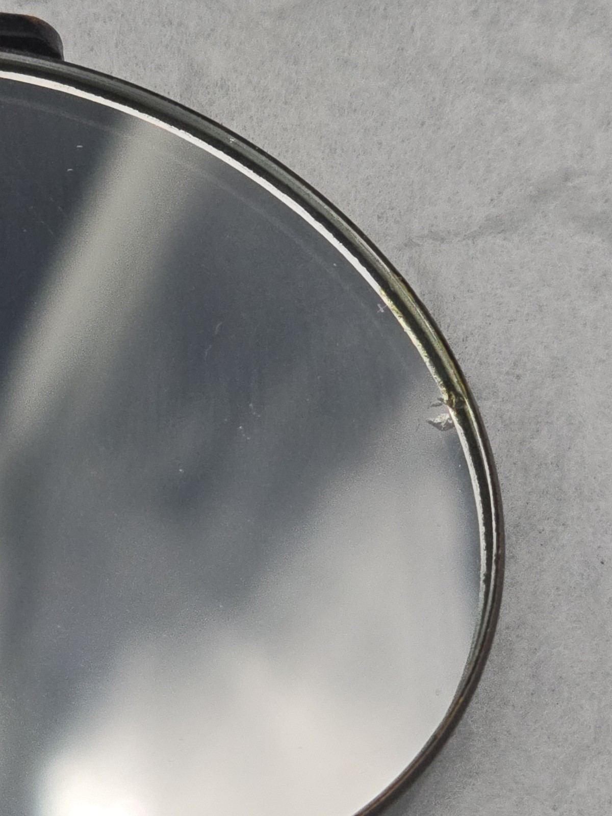 Vintage Microscope Substage Mirror [55mm(wide) x[7mm(thick) Replacement Part