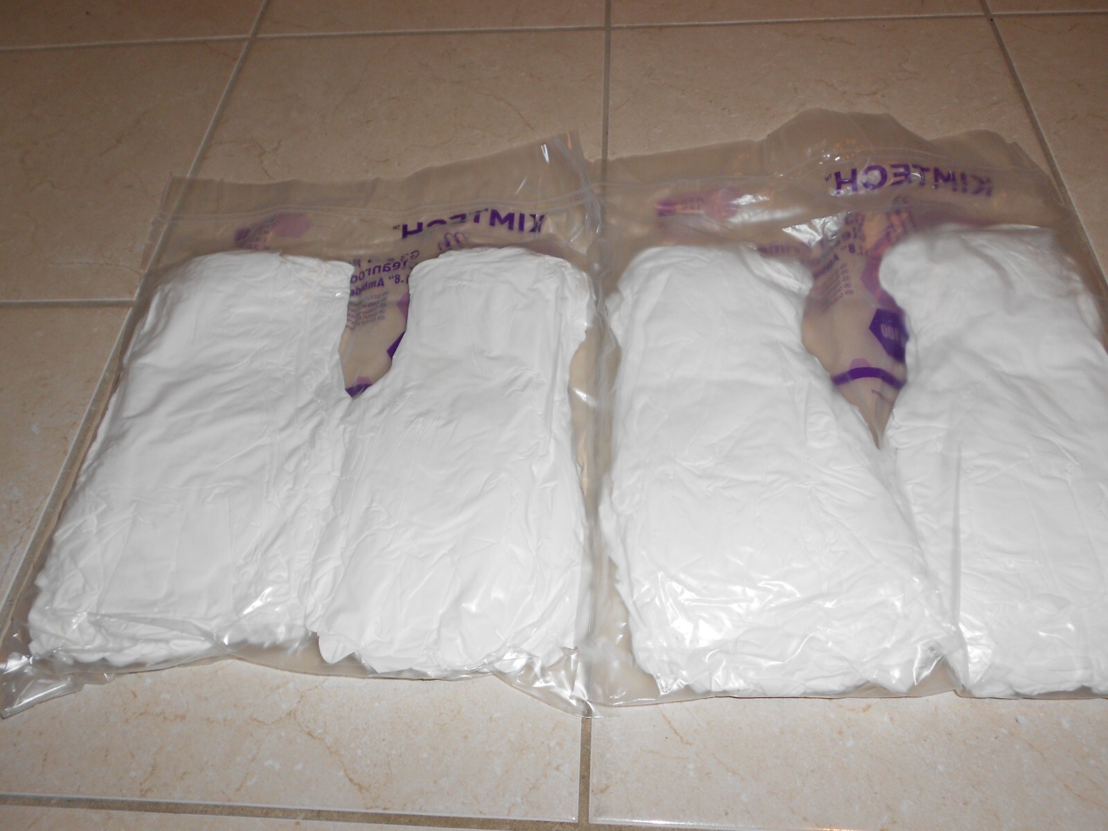 KIMBERLY-CLARK KIMTECH G3 EVT CLEANROOM GLOVES 100 PAIRS SIZE 7.5 MED. # 62007