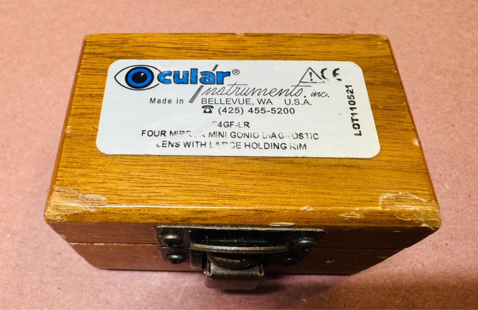 OCULAR O4GF-LR THORPE FOUR MIRROR GONIO LASER LENS