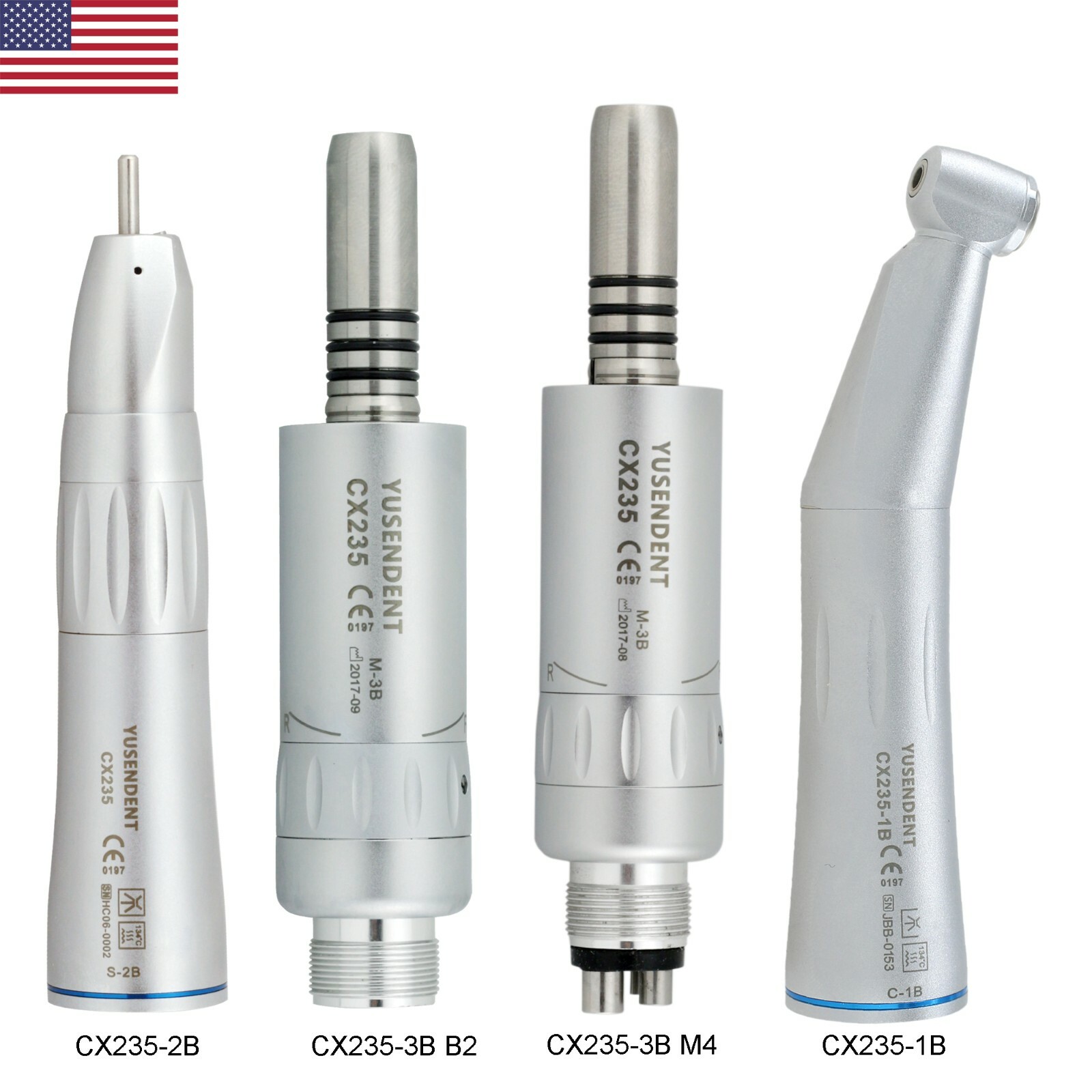 COXO Dental Low Speed Handpiece Inner Water Contra Angle Air Motor Straight Nose