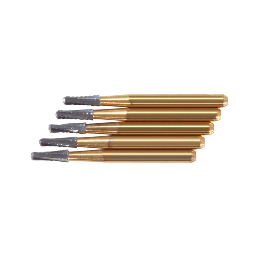 10*Dental Tungsten Steel Carbide Crown Metal Cutting Burs For High Speed FG-1957